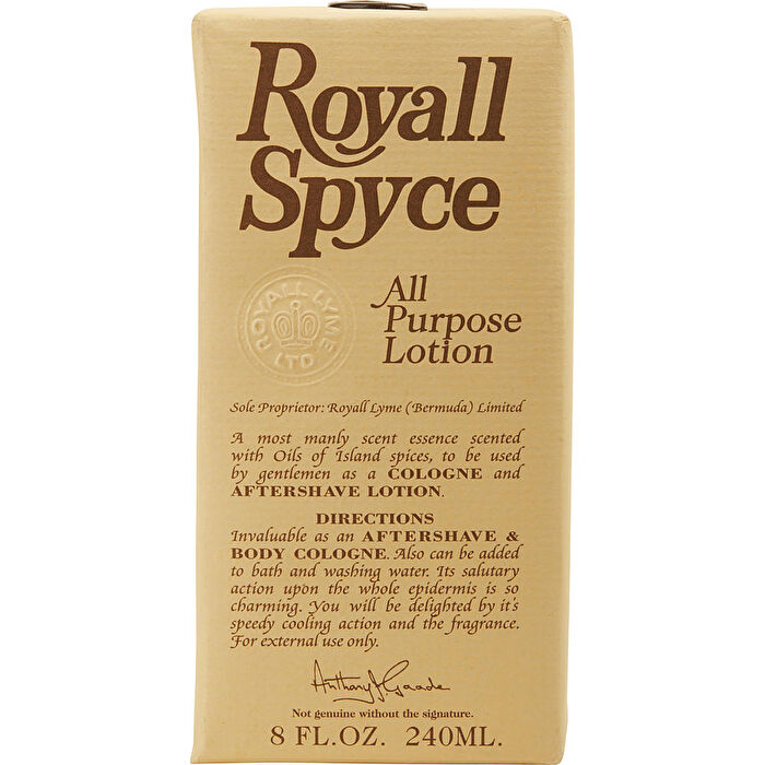 Royall Fragrances Royall Spyce Aftershave Lotion Cologne 240ml/8oz