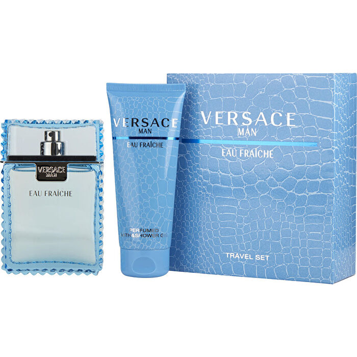 Versace Man Eau Fraiche Eau De Toilette Spray & Shower Gel (travel Offer) 90ml/3.4oz