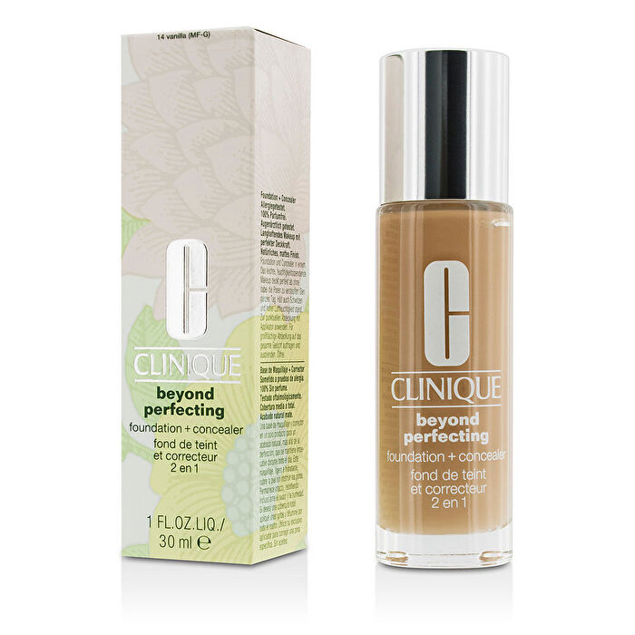 Clinique Beyond Perfecting Foundation & Concealer - # 14 Vanilla (mf-g) -- 30ml/1oz