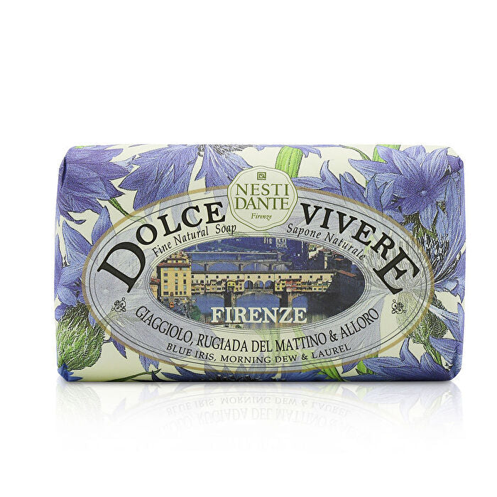 Nesti Dante Dolce Vivere Fine Natural Soap - Firenze - Blue Iris Morning Dew & Laurel 250g/8.8oz