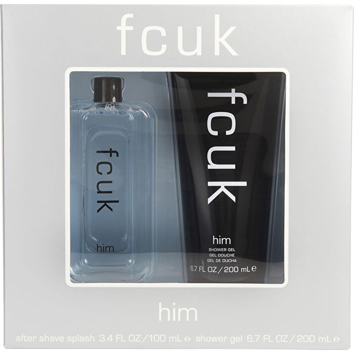 French Connection Fcuk Aftershave Splash 100ml/3.4oz & Shower Gel 200ml/6.7oz