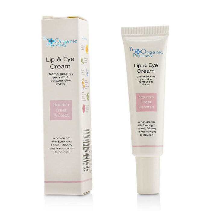 The Organic Pharmacy Lip & Eye Cream - Nourish Treat Protect 10ml/0.33oz