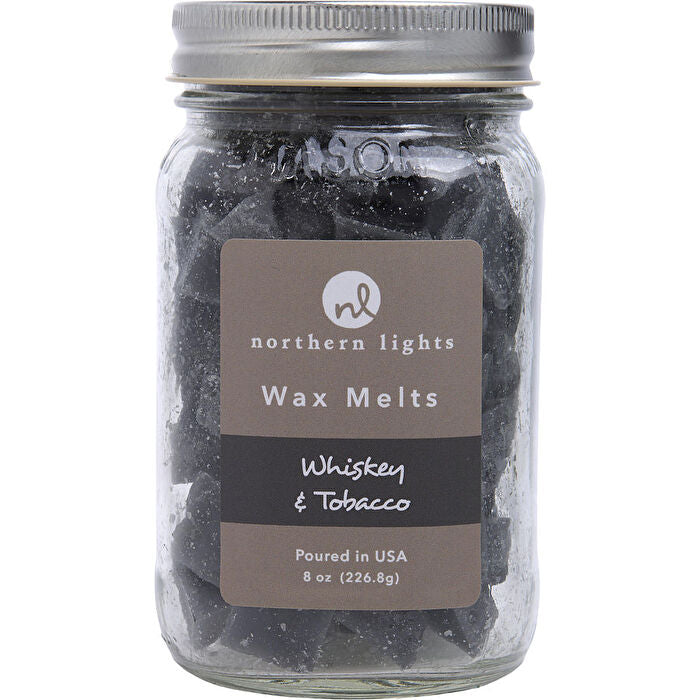 Northern Lights Whiskey & Tobacco Scented Simmering Fragrance Chips - Jar Containing 100 Melts 240ml/8oz