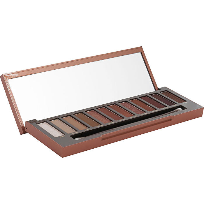 Urban Decay Naked Heat Palette: 12x Eyeshadow 1x Doubled Ended Blending / Detailed Crease Brush ---