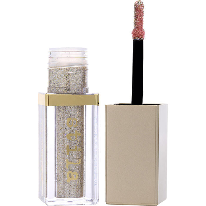 Stila Magnificent Metals Glitter & Glow Liquid Eye Shadow - # Diamond Dust (sheer Silver With Multi Color Sparkle 4.5ml/0.15oz