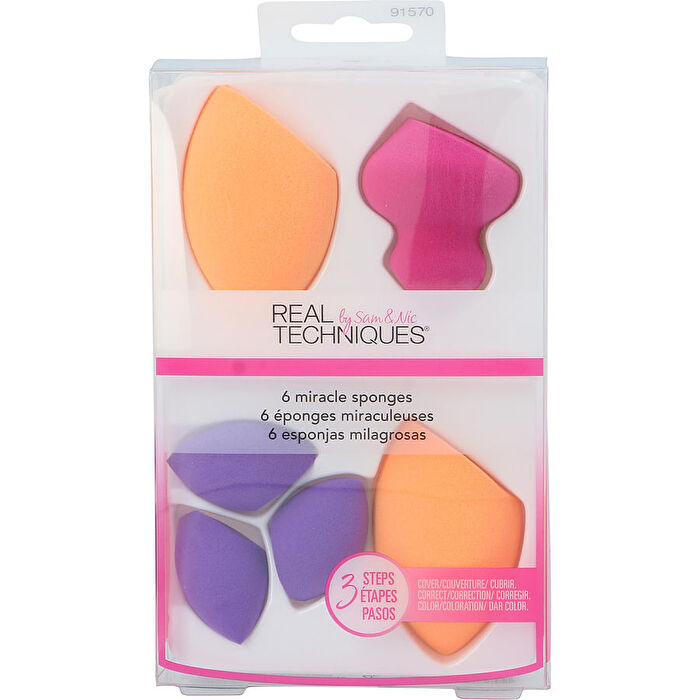 Real Techniques Miracle Sponges 6 Pcs