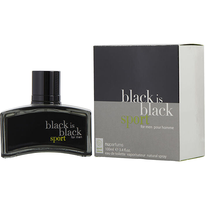 Nu Parfums Black Is Black Sport Eau De Toilette Spray 90ml/3.4oz