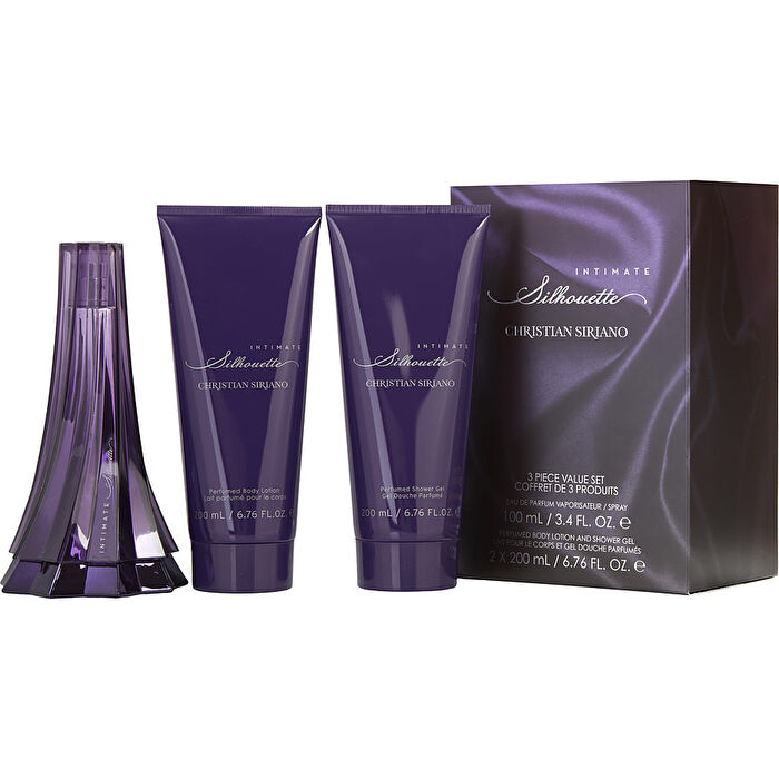 Christian Siriano Intimate Silhouette Set -eau De Parfum Spray 90ml/3.4oz & Body Lotion 180ml/6.7oz & Shower Gel 180ml/6.7oz