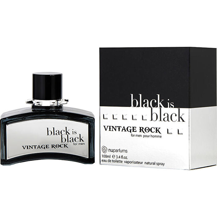 Nu Parfums Black Is Black Vintage Rock Eau De Toilette Spray 90ml/3.4oz