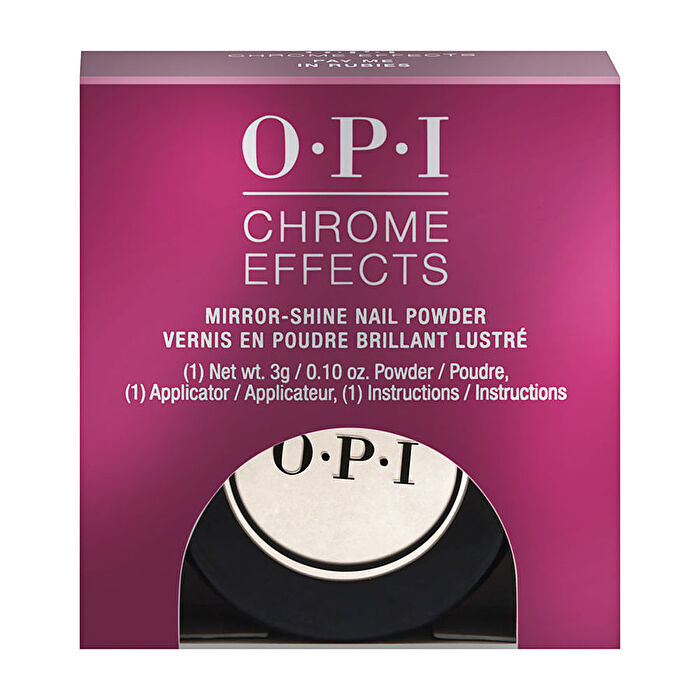 Opi Chrome Effects Mirror Shine Nail Powder - Pay Me In Rubies 2.8g/0.07oz