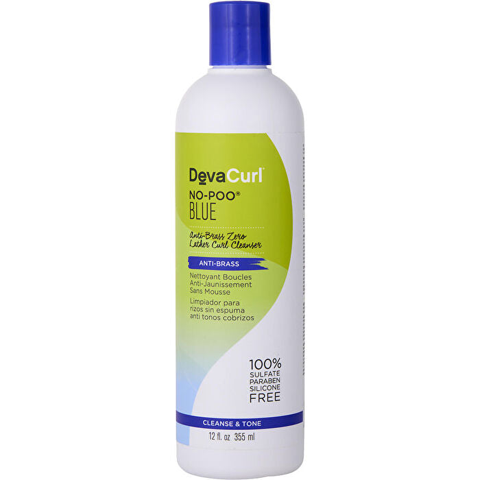 Devacurl Deva No Poo Blue Anti-brass Zero Lather Curl Cleanser (packaging May Vary) 355ml/12oz