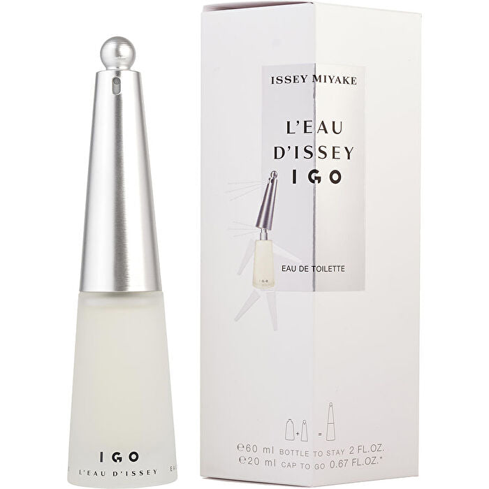 Issey Miyake L'eau D'issey I Go Eau De Toilette Spray 60ml/2oz (bottle) & Eau De Toilette Travel Spray 20ml/0.67oz (cap)