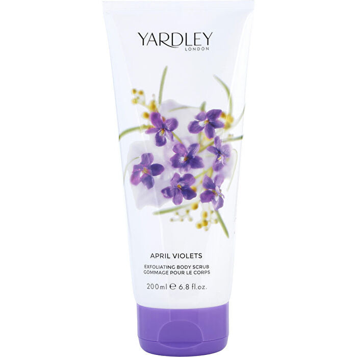 Yardley April Violets Exfoliating Body Scrub 180ml/6.8oz