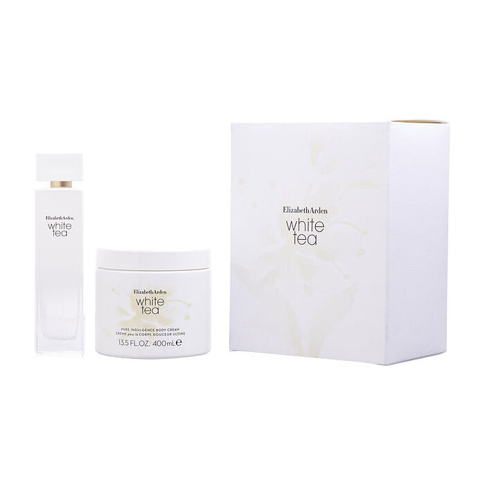 Elizabeth Arden White Tea Eau De Toilette Spray 90ml/3.3oz & Body Cream 400ml/13.5oz