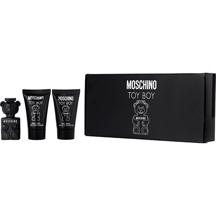 Moschino Toy Boy Eau De Parfum 0.17oz & Aftershave Balm 0.8oz & Bath And Shower Gel 0.8oz