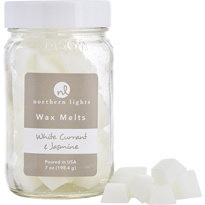 Northern Lights White Currant & Jasmine Simmering Fragrance Chips - Jar Containing 100 Melts 200ml/7oz