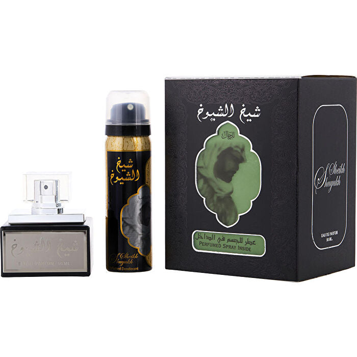 Lattafa Sheikh Al Shuyukh Eau De Parfum Spray & Deodorant Spray (black Edition) 30ml/1.7oz