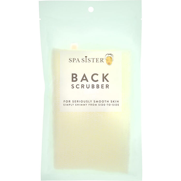 Spa Accessories Spa Sister Seriously Smooth Back Scrubber - Beige