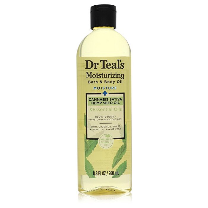 Dr Teal's Dr Teal's Moisturizing Bath & Body Oil Cannabis Sativa Hemp Seed Oil 260ml/8.8oz