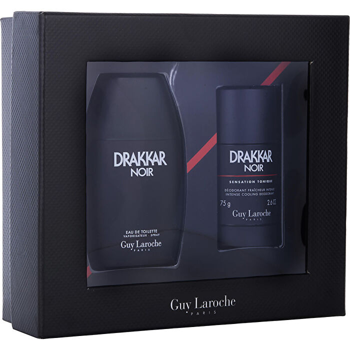 Guy Laroche Drakkar Noir Eau De Toilette Spray 90ml/3.4oz & Deodorant Stick 60ml/2.5oz