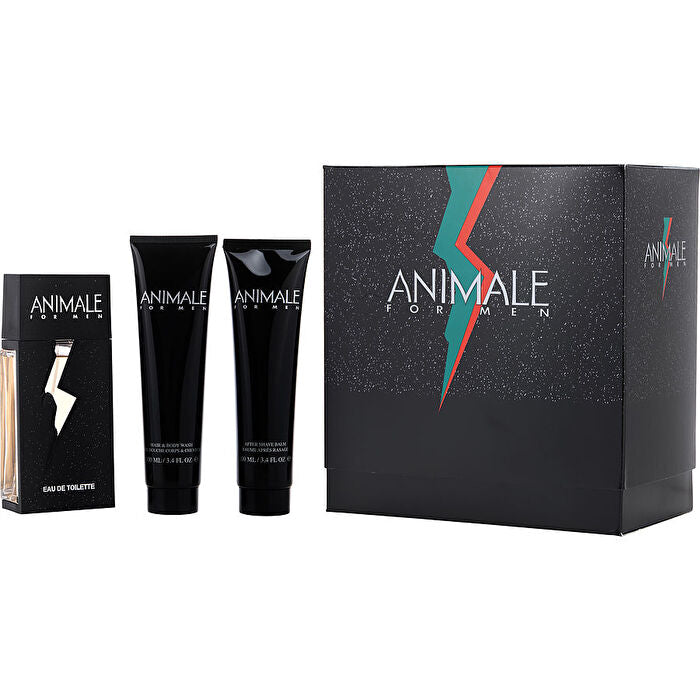 Animale Parfums Animale Eau De Toilette Spray 90ml/3.3oz & Aftershave Balm 90ml/3.4oz & Body Wash 90ml/3.4oz