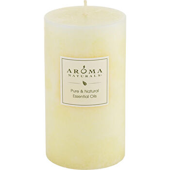 Aroma Naturals Peace Pearl Aromatherapy One 2.75x5 Inch Pillar Aromatherapy Candle