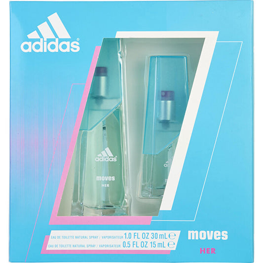 Adidas Moves Eau De Toilette Spray 30ml/1oz & Eau De Toilette Spray 0.5oz