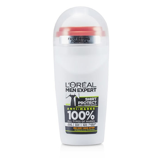 L'oreal Men's Expert Shirt Protect Refreshing Roll-on Deodorant 50ml/1.7oz