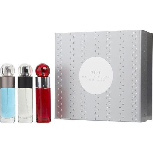 Perry Ellis 360 Variety Perry Ellis 360 & Perry Ellis 360 Red & Perry Ellis Reserve And All Are Eau De Toilette Spray 30ml/1oz