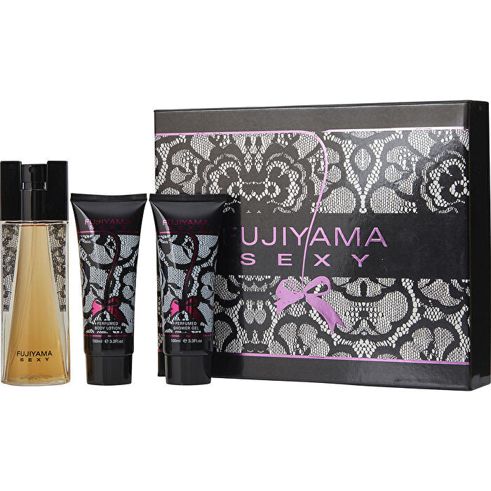 Succes De Paris Fujiyama Sexy Eau De Toilette Spray & Body Lotion & Shower Gel 100ml/3.3oz