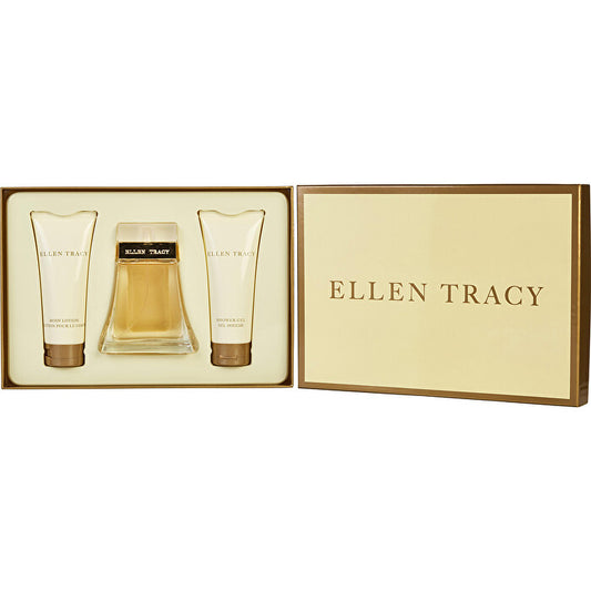 Ellen Tracy Eau De Parfum Spray & Body Lotion & Shower Gel 90ml/3.4oz