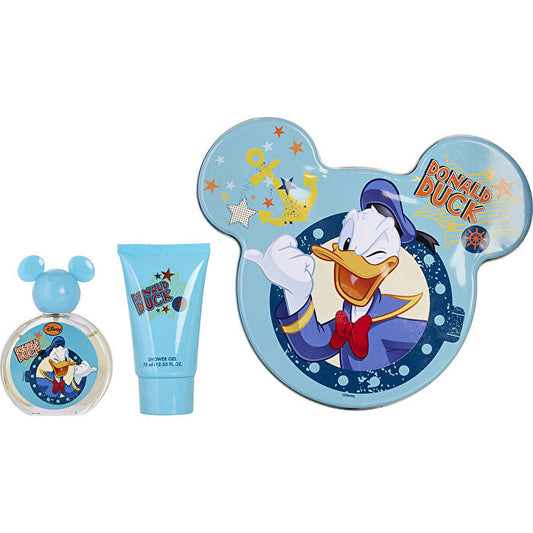 Disney Donald Duck Eau De Toilette Spray 30ml/1.7oz & Shower Gel 60ml/2.5oz In Keepsake Tin Box