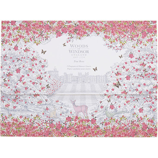 Woods Of Windsor True Rose 5 Perfumed Drawer Liners