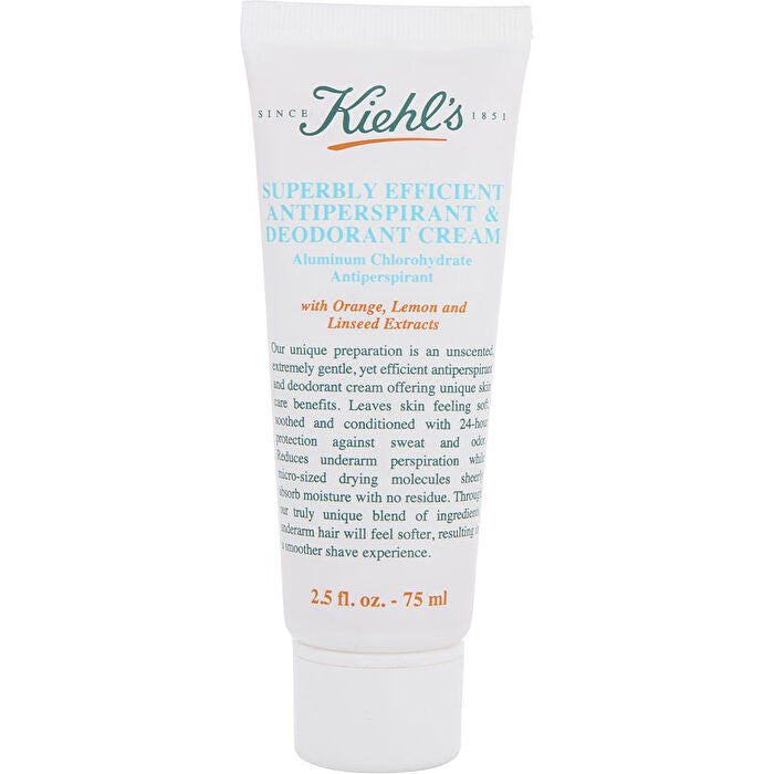 Kiehl's Superbly Efficient Anti-perspirant & Deodorant Cream 75ml/2.5oz