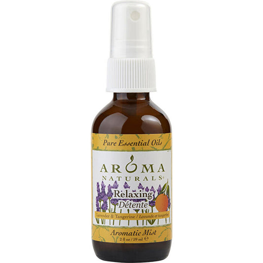 Aroma Naturals Relaxing Aromatherapy Aromatic Mist Spray Combines The Essential Oils Of Lavender And Tangerine To Create A Fragrance That Reduces Stress 60ml/2oz