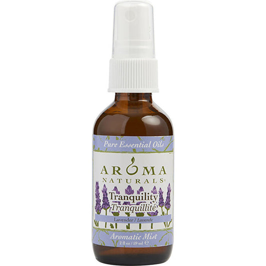 Aroma Naturals Tranquility Aromatherapy Aromatic Mist Spray The Essential Oil Of Lavender Is Known For Its Calming And Healing Benefits 60ml/2oz