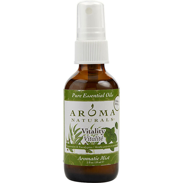 Vitality Aromatherapy Aromatic Mist Spray Uses The Essential Oils Of Peppermint & Eucalyptus To Create A Fragrance That Is Stimulating And Revitalizing 60ml/2oz