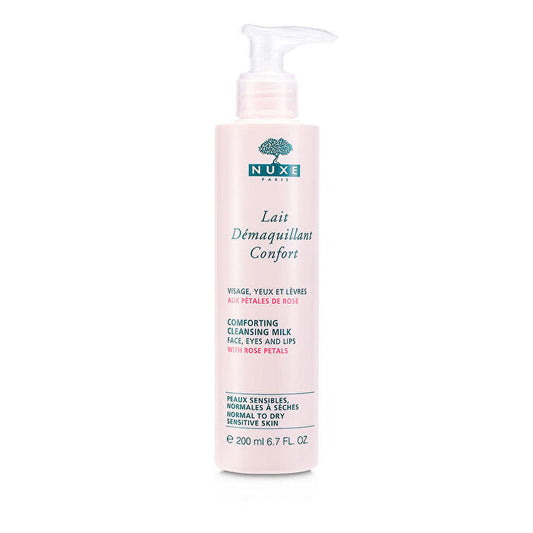 Nuxe Comforting Cleansing Milk With Rose Petals (normal To Dry Sensitive Skin) -- 200ml/6.7oz
