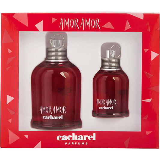 Cacharel Amor Amor Eau De Toilette Spray 90ml/3.4oz & Eau De Toilette Spray 30ml/1oz