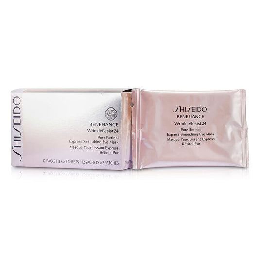 Shiseido Benefiance Wrinkleresist24 Pure Retinol Express Smoothing Eye Mask 12pairs