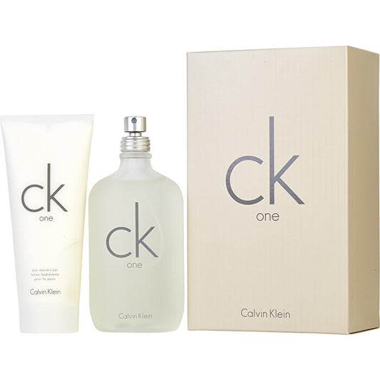 Calvin Klein Ck One Eau De Toilette Spray & Skin Moisturizer 180ml/6.7oz
