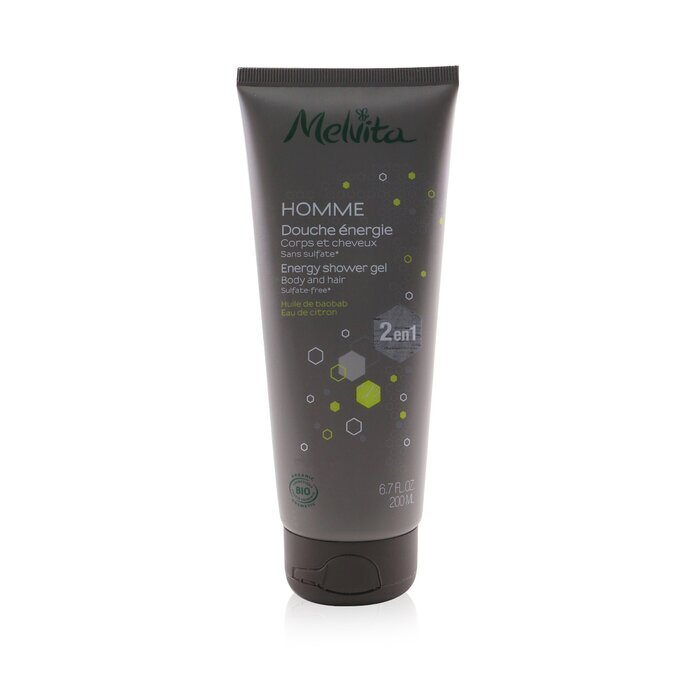 Melvita 2-in-2 Energy Shower Gel 200ml/6.7oz