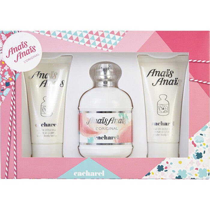 Cacharel Anais Anais L'original Eau De Toilette Spray 90ml/3.4oz & Two Body Lotions 30ml/1.7oz
