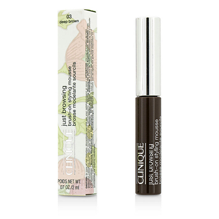 Clinique Just Browsing Brush On Styling Mousse - #03 Deep Brown 2ml/0.07oz