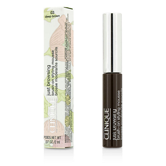 Clinique Just Browsing Brush On Styling Mousse - #03 Deep Brown 2ml/0.07oz