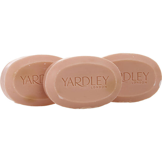 Yardley English Rose Luxury Soaps 3x Each (new Packaging) 90ml/3.5oz