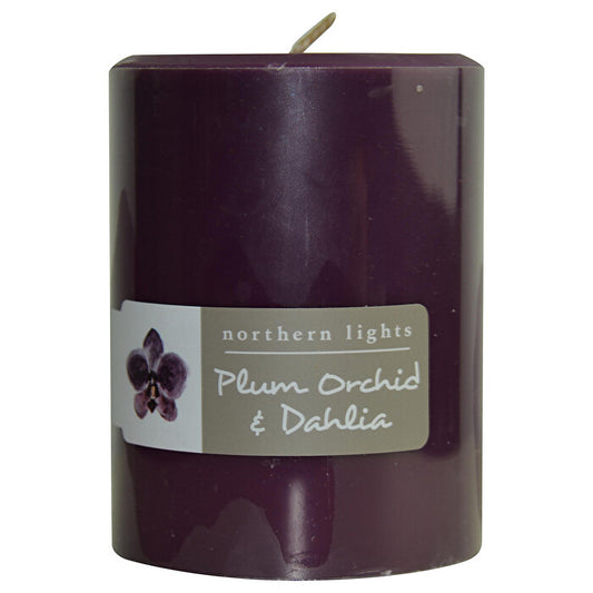 Northern Lights Lavender & Honey One 3x4 Inch Pillar Candle