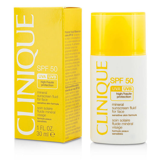 Clinique Mineral Sunscreen Fluid For Face Spf 50 - Sensitive Skin Formula 30ml/1oz