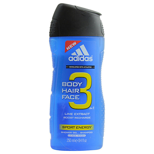 Adidas Sport Energy 3 In 1 Face And Body Shower Gel (developed With Athletes) 250ml/8.4oz