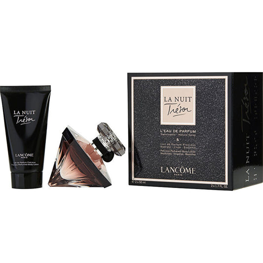 Lancome Tresor La Nuit Eau De Parfum Spray & Body Lotion (travel Offer) 50ml/1.7oz
